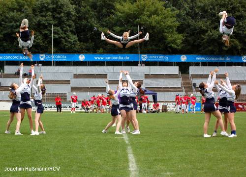 HCV Brilliants Die Brilliants bei ihrer Generalprobe am 27. Juni im Rudolf-Kalweit-Stadion