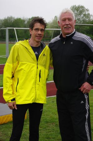 Thomas Ruminski mit Olypiasieger Kosakiewicz in Sarstedt Thomas Ruminski mit Olypiasieger Kosakiewicz in Sarstedt