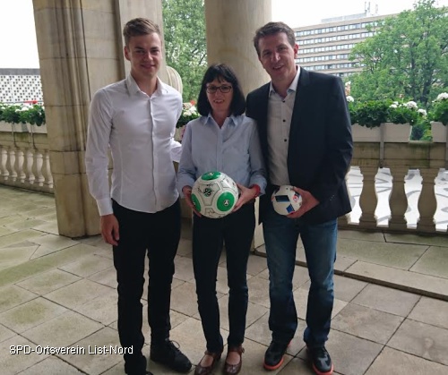 Maurice Springfeld, Peggy Keller und Daniel Stendel